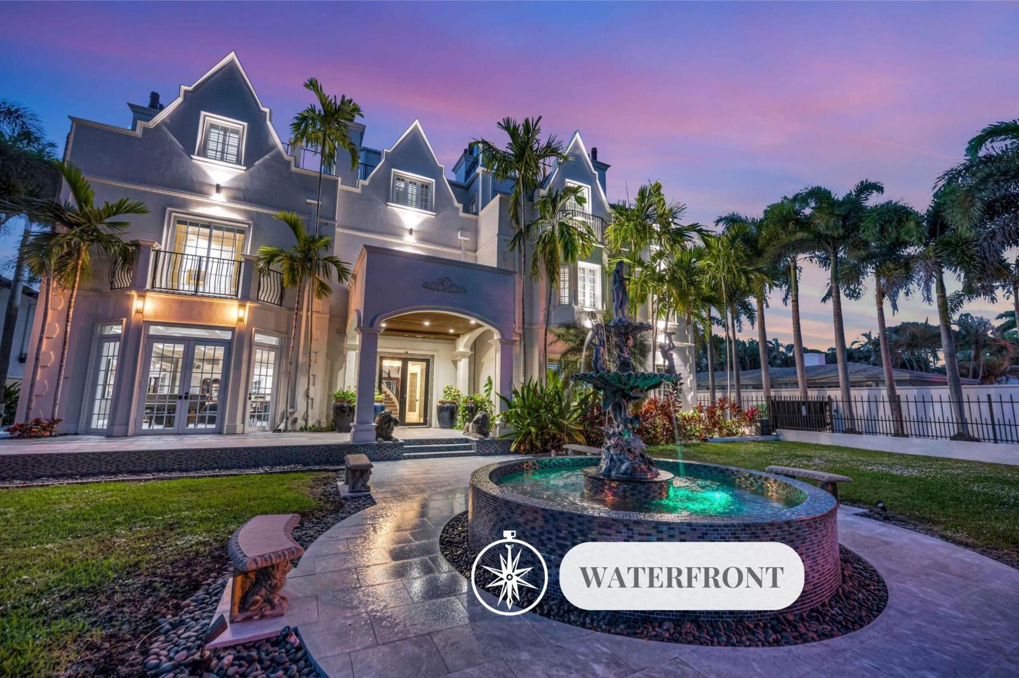 The Modern Castle Canal View Access Rooftop Living Greenhouse Vlllas Fort Lauderdale Esterno foto